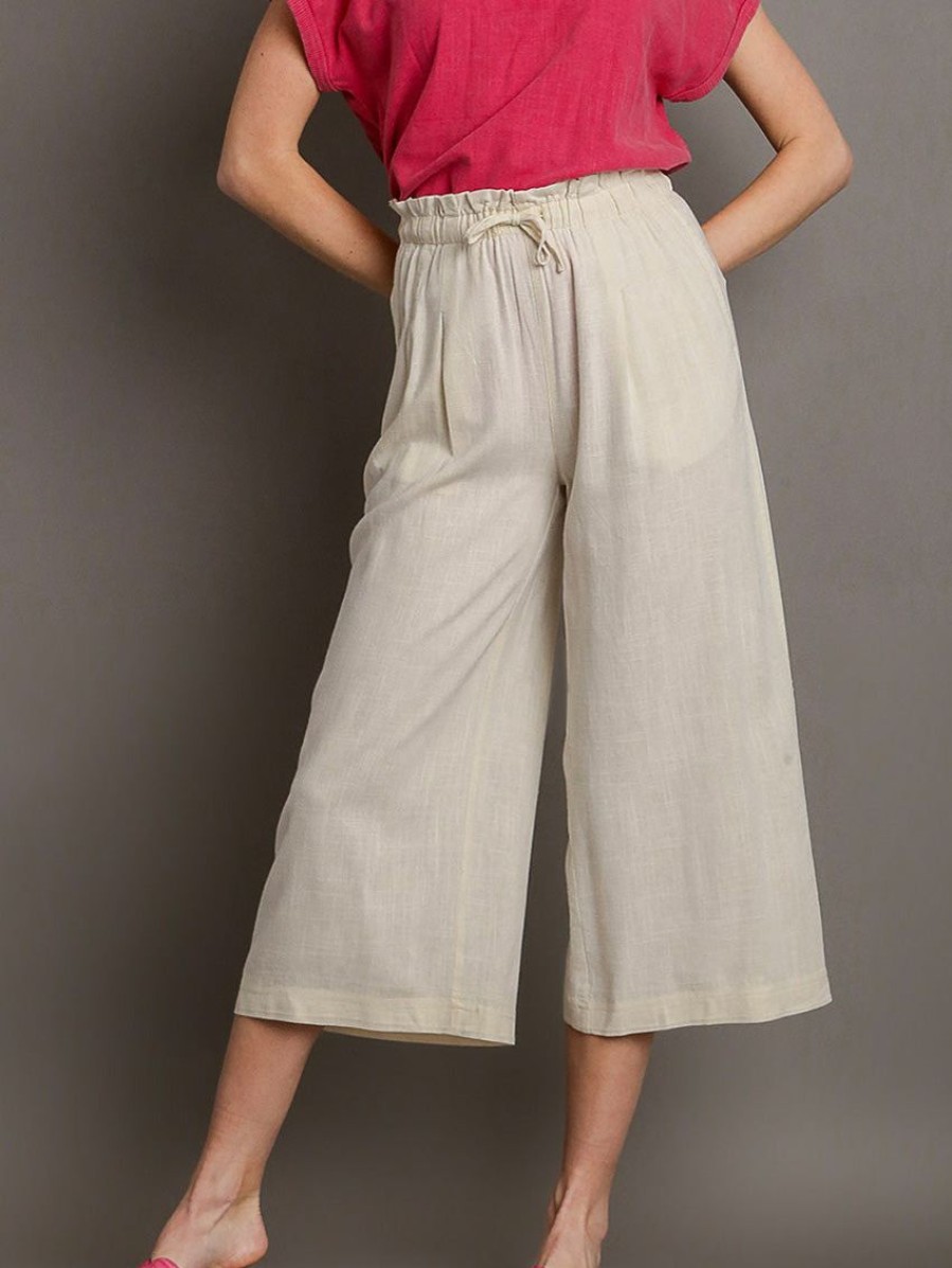 Swim Forever Yours Lingerie | Linen Wide Leg Pants