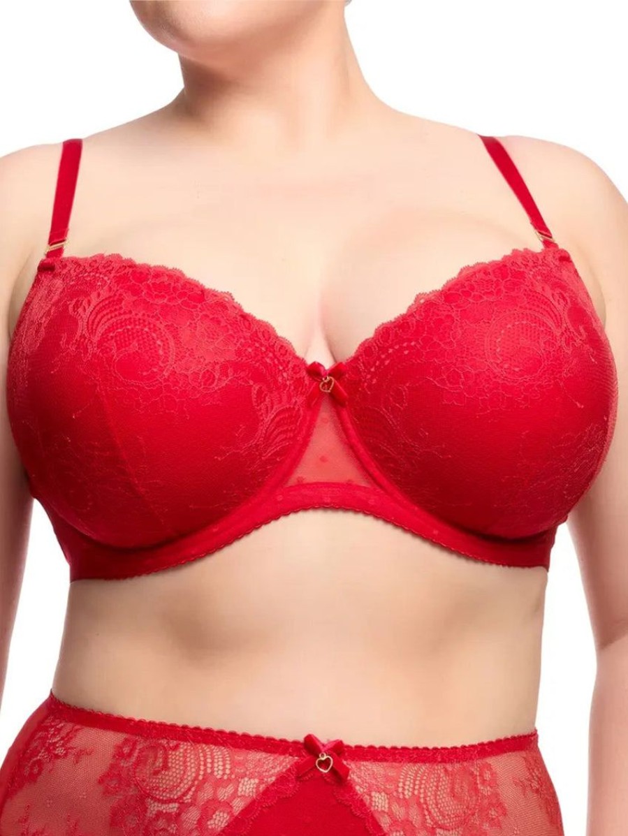 Bras Forever Yours Lingerie Plus Size | Dita Von Teese Fiamma Full Figure Bra