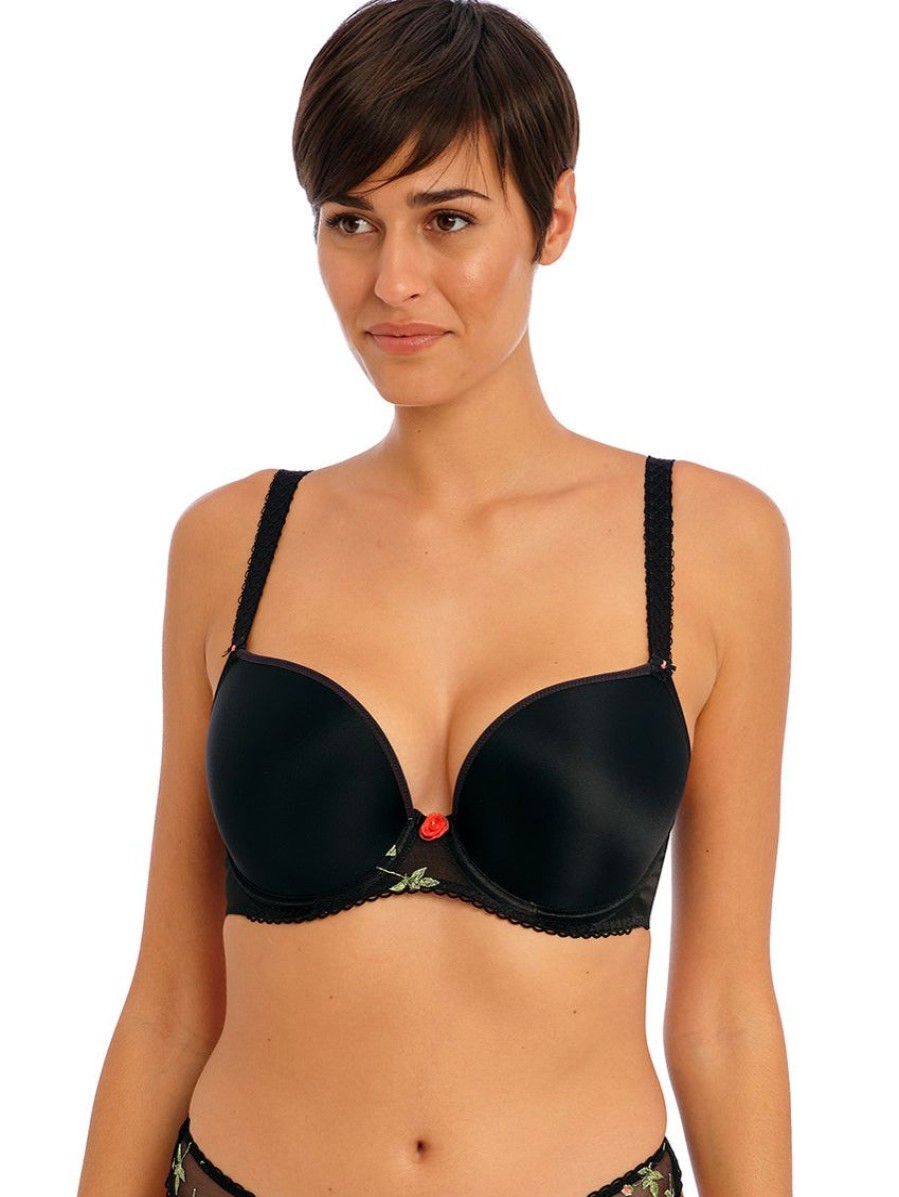 Bras Forever Yours Lingerie Plunge & Push-Up | Freya Rose Blossom Moulded Plunge Bra