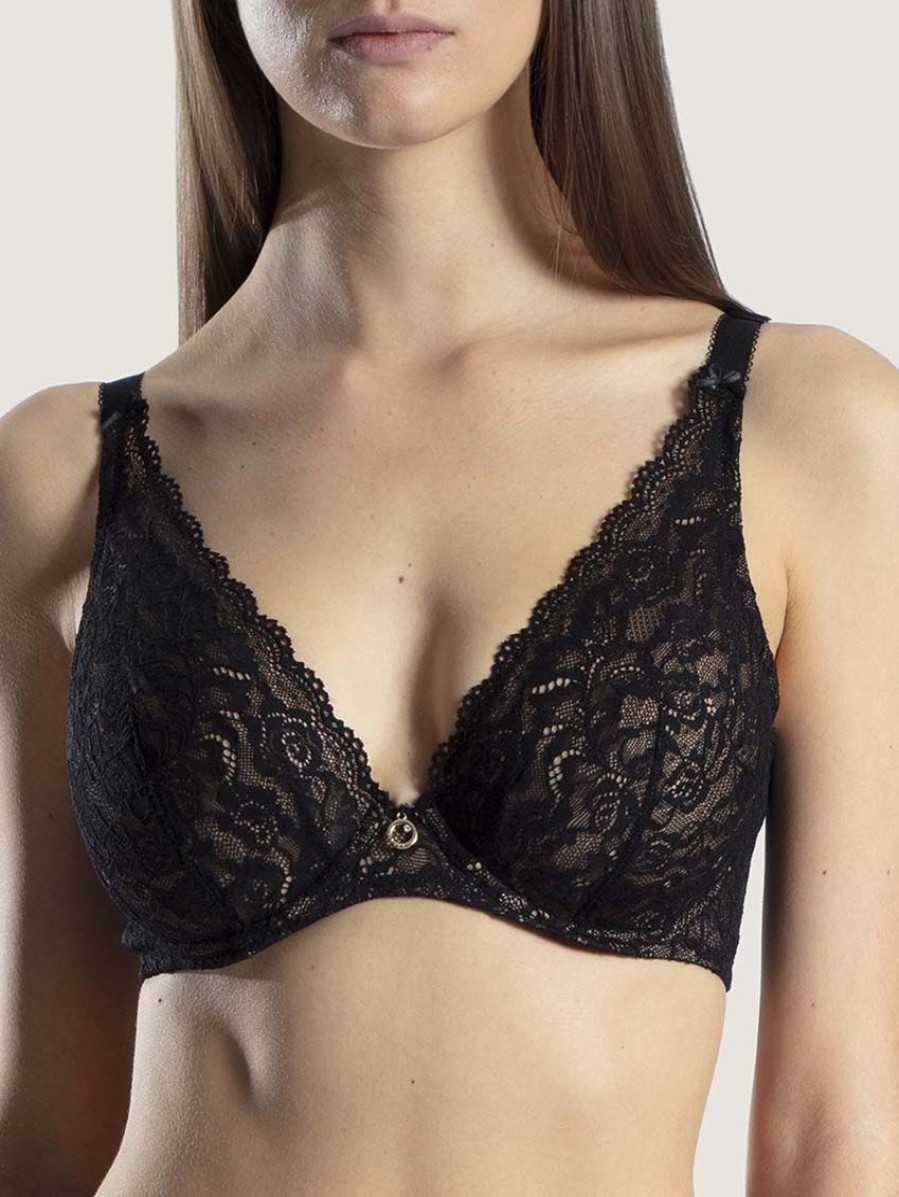 Bras Forever Yours Lingerie | Aubade Rosessence Triangle Full Bust Plunge Bra