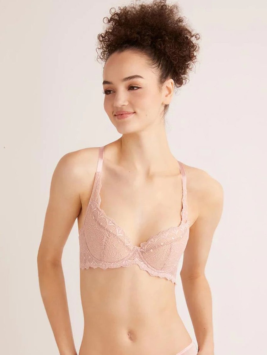 Bras Forever Yours Lingerie Plunge & Push-Up | The Little Bra Company Naomi Demi Bra