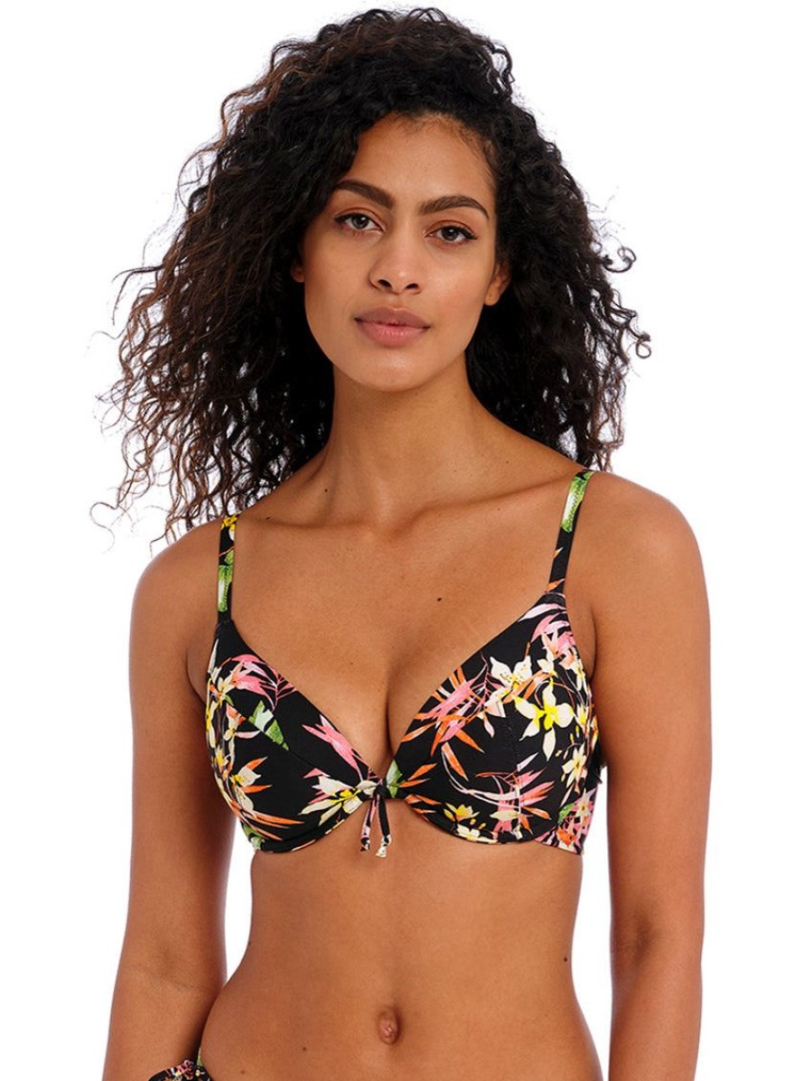 Swim Forever Yours Lingerie Underwire | Freya Savana Sunset Plunge Bikini Top