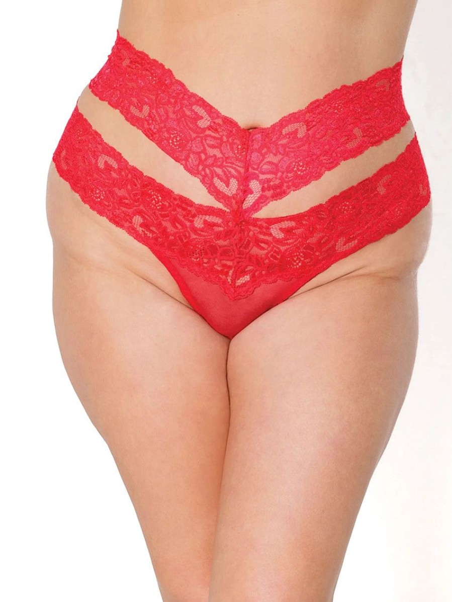 Sexy Panties Forever Yours Lingerie | Coquette High Waist Lace Thong