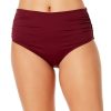 Swim Forever Yours Lingerie High&Rise | Anne Cole Shirred Hi-Low Swim Bottom