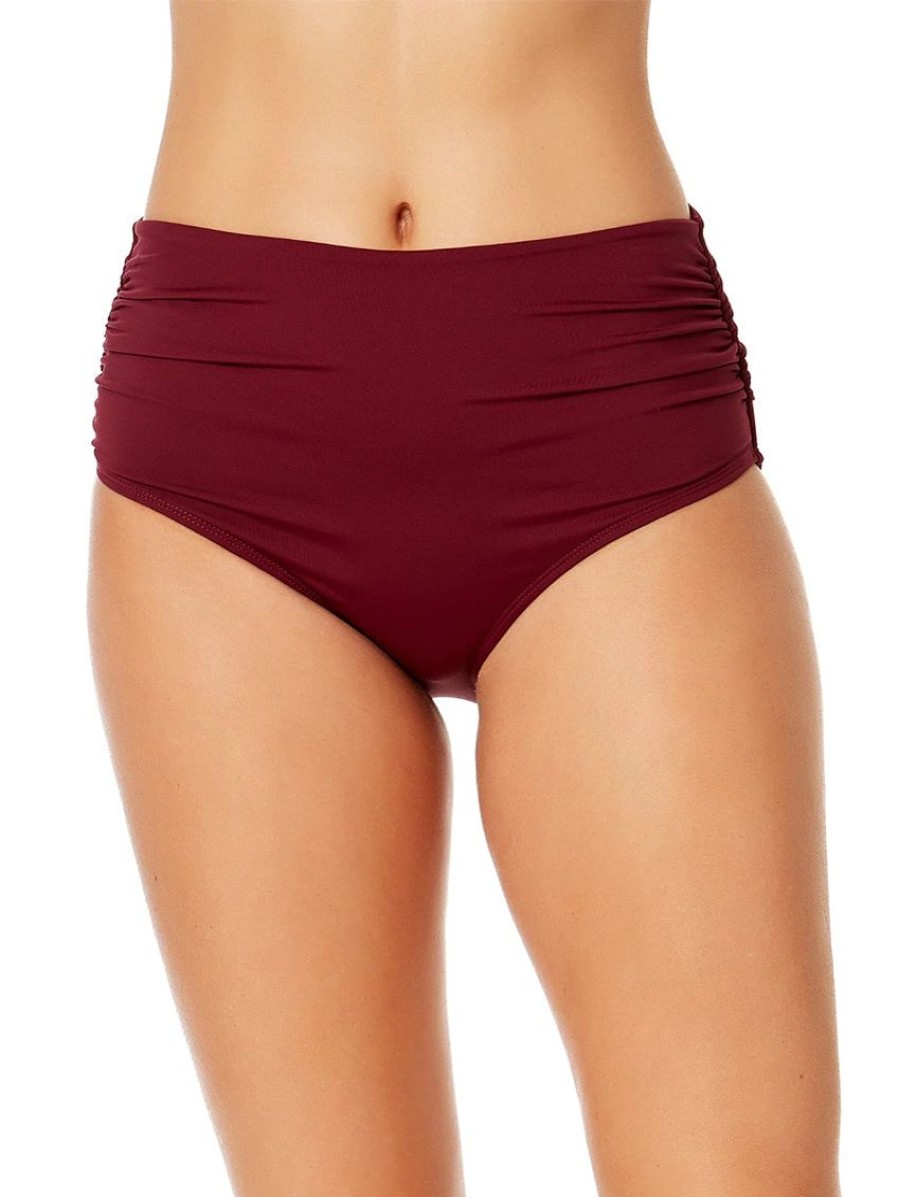 Swim Forever Yours Lingerie High&Rise | Anne Cole Shirred Hi-Low Swim Bottom