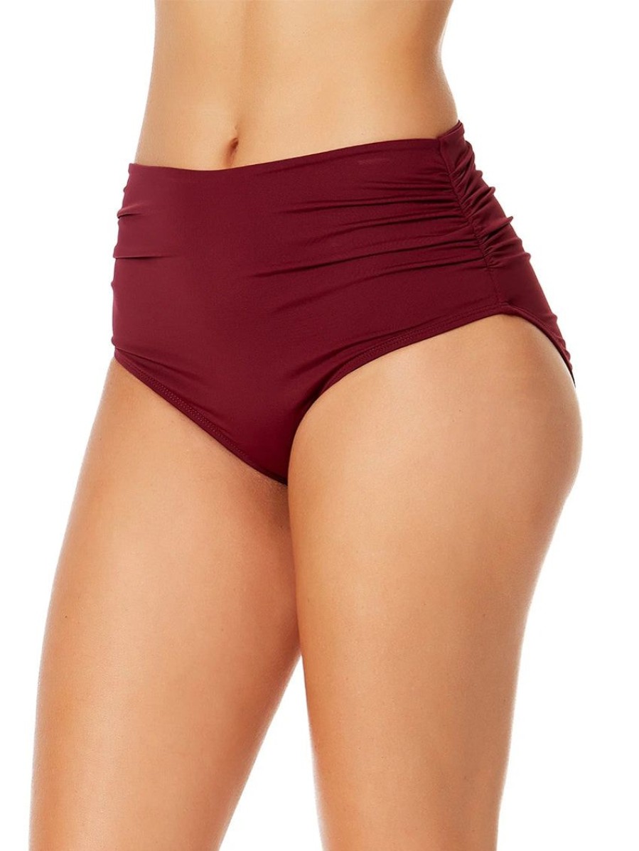 Swim Forever Yours Lingerie High&Rise | Anne Cole Shirred Hi-Low Swim Bottom