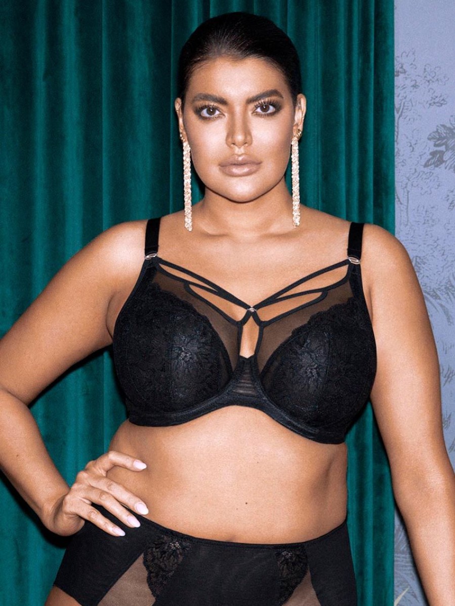 Bras Forever Yours Lingerie Plus Size | Elomi Brianna Strappy Plunge Bra