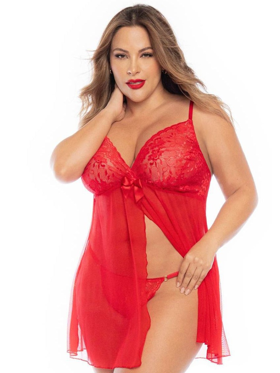 Babydolls Forever Yours Lingerie | Mapale Babydoll With G-String