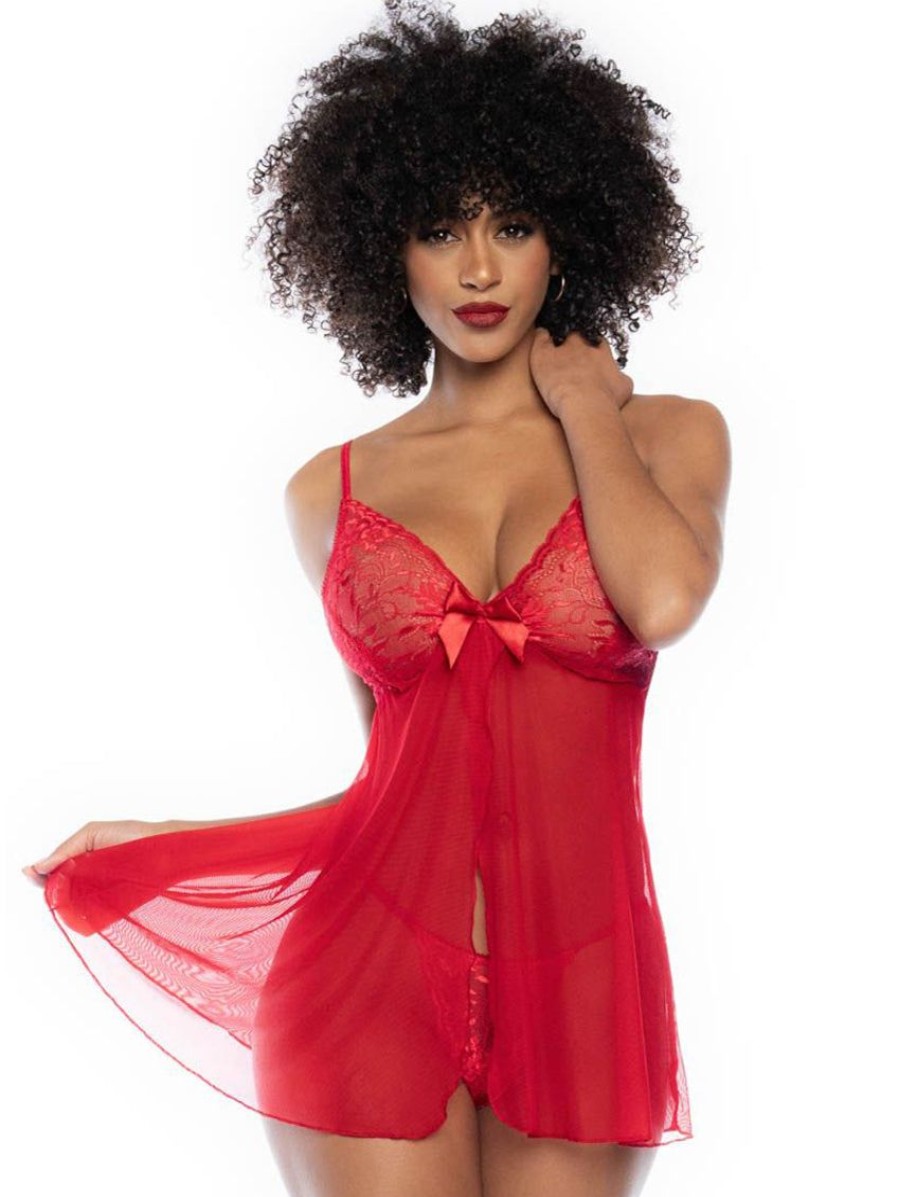 Babydolls Forever Yours Lingerie | Mapale Babydoll With G-String