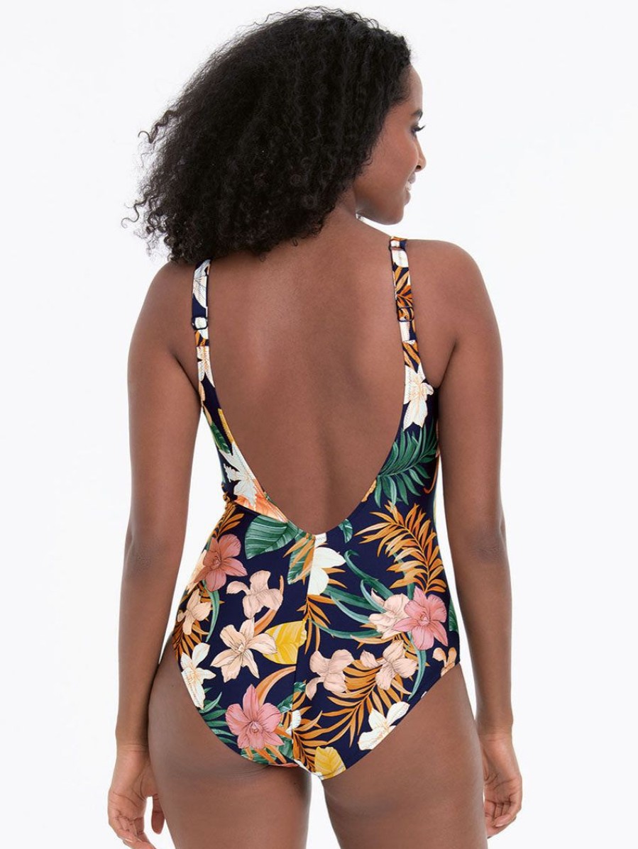 Swim Forever Yours Lingerie Non&Underwire | Rosa Faia Front Zip One Piece Swimsuit