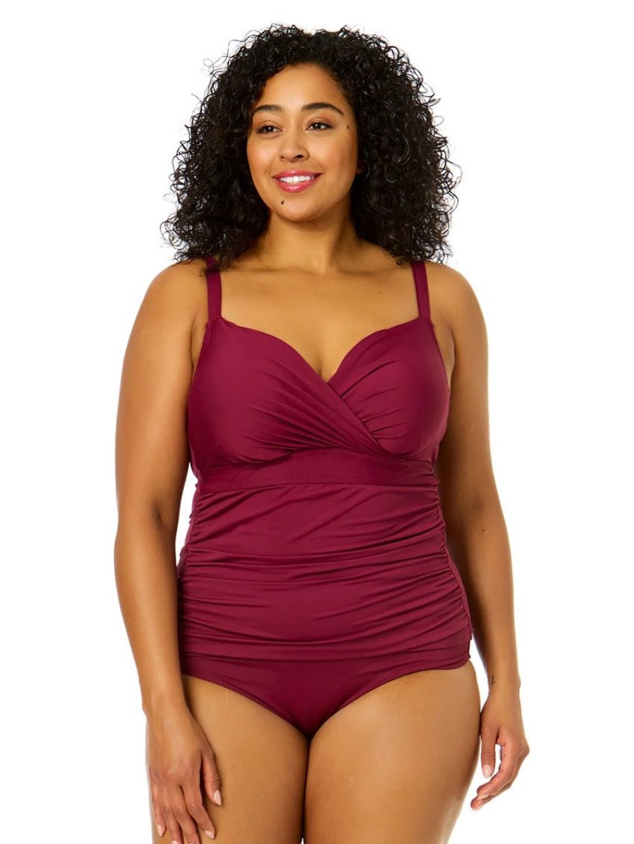 Swim Forever Yours Lingerie Underwire | Anne Cole Surplice Plus Tankini