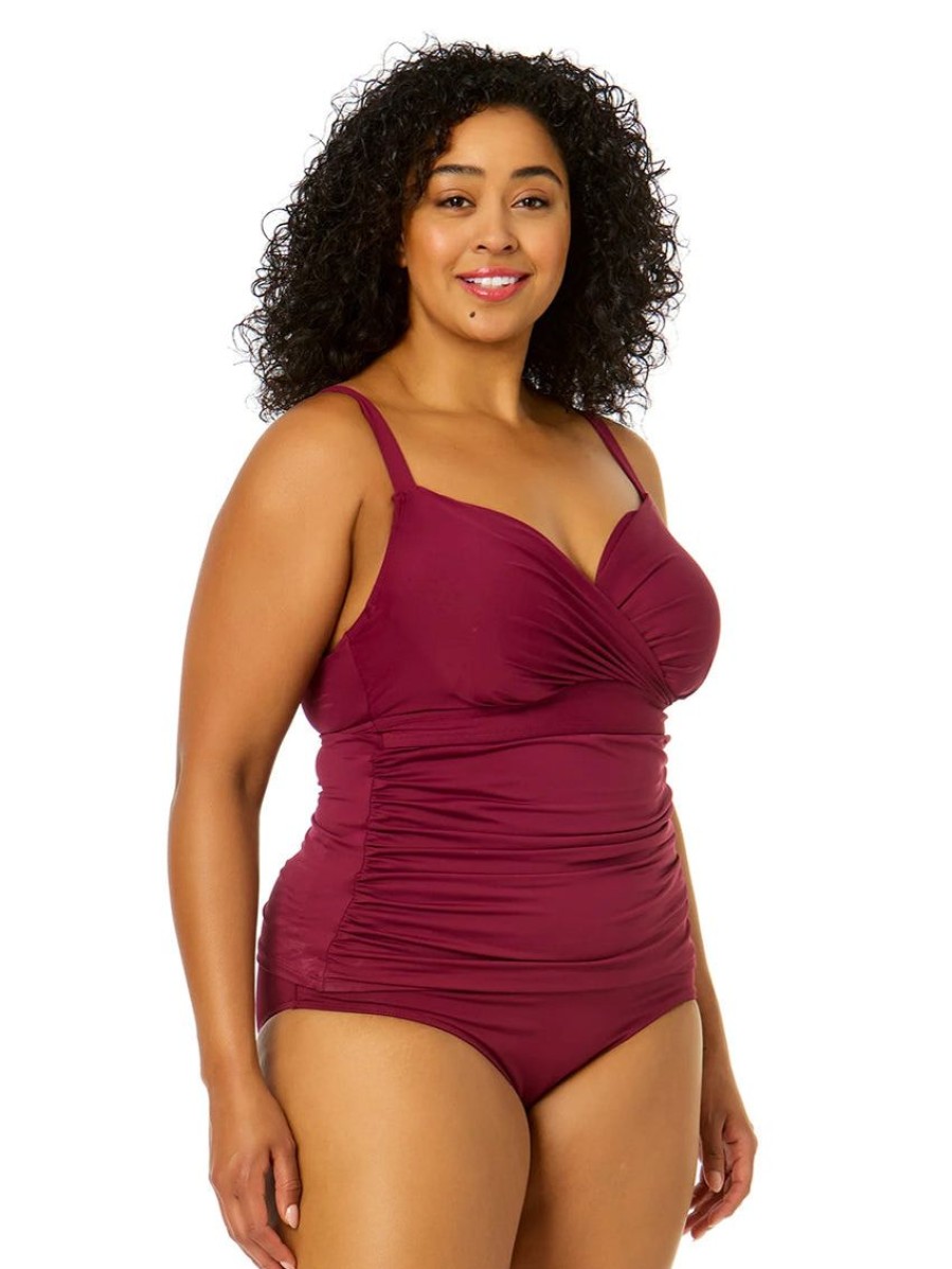 Swim Forever Yours Lingerie Underwire | Anne Cole Surplice Plus Tankini