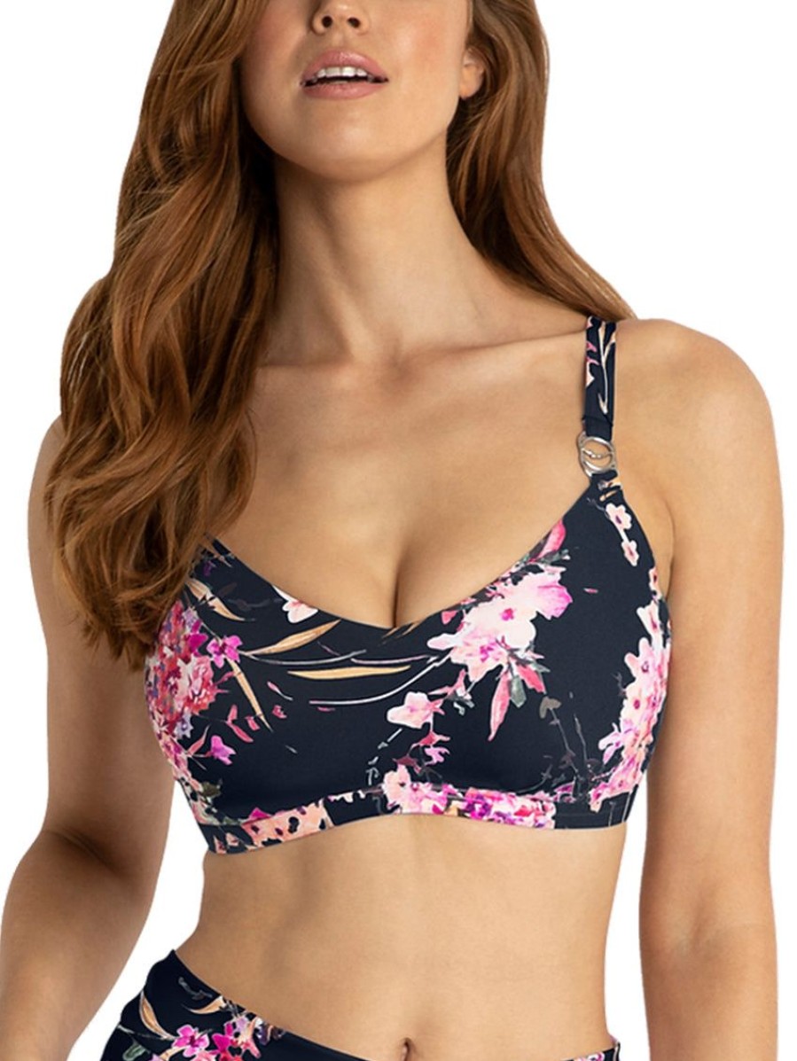 Swim Forever Yours Lingerie Underwire | Azura Flora Minimiser Bikini Top