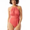 Swim Forever Yours Lingerie Non&Underwire | Coco Reef Belted High Neck One Piece Swimsuit