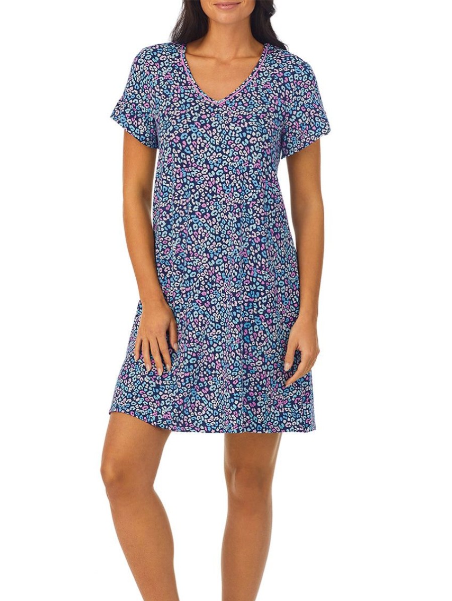 Sleep Forever Yours Lingerie | Cuddl Duds Short Sleeve Sleepshirt