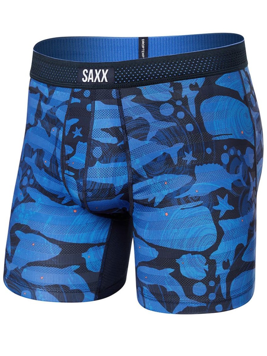 Mens Forever Yours Lingerie Droptemp | Saxx Droptemp Mesh Boxer Brief