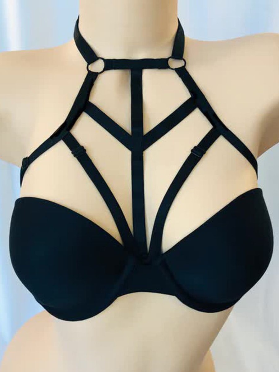 Accessories Forever Yours Lingerie Body Harnesses | Onyx Bodywear Hedra Harness