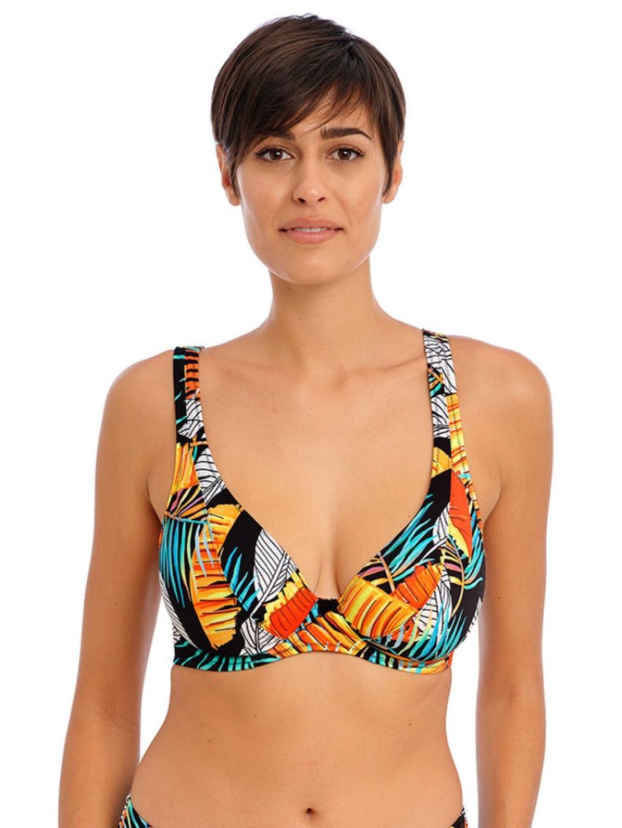 Swim Forever Yours Lingerie | Freya Samba Nights High Apex Bikini Top