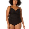 Swim Forever Yours Lingerie Underwire | Anne Cole Surplice Under Wired Plus Size Tankini