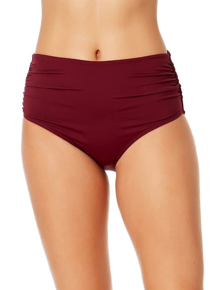 Swim Forever Yours Lingerie Brief | Anne Cole Shirred Hi-Low Swim Bottom