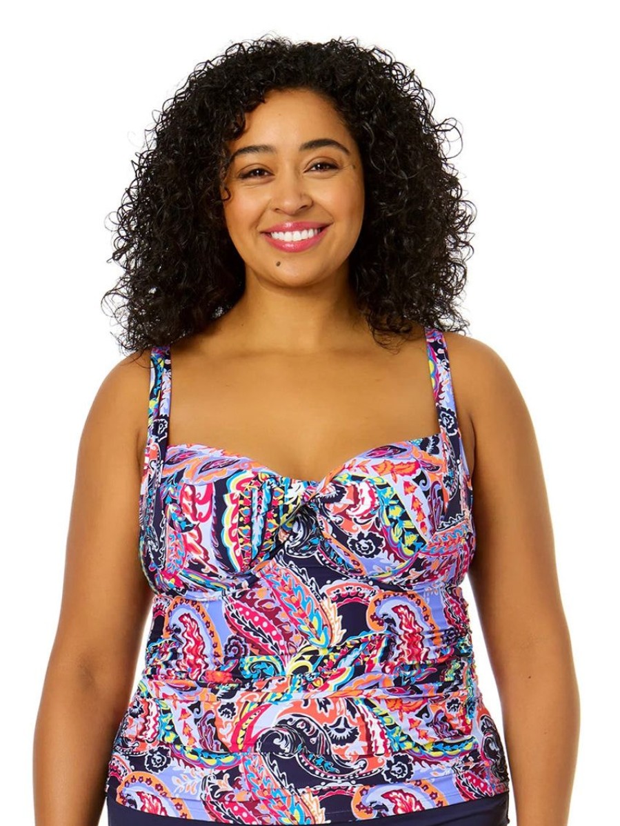 Swim Forever Yours Lingerie Underwire | Anne Cole Retro Twist Plus Tankini