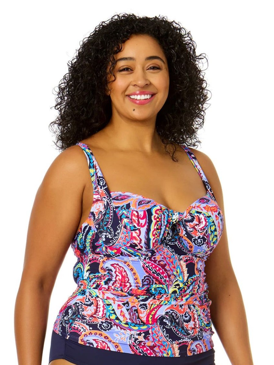 Swim Forever Yours Lingerie Underwire | Anne Cole Retro Twist Plus Tankini