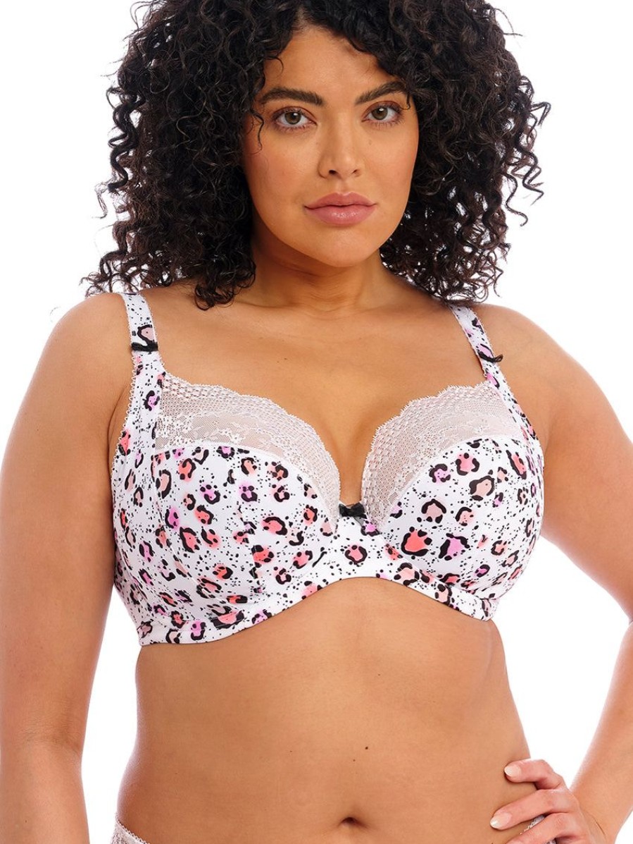 Bras Forever Yours Lingerie Plus Size | Elomi Lucie Stretch Lace Plunge Bra