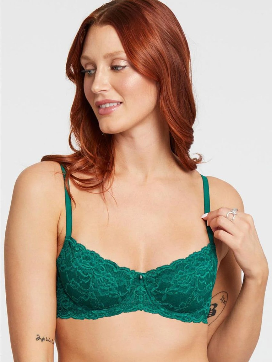 Bras Forever Yours Lingerie Balcony | Montelle Flirt Demi Lace Bra