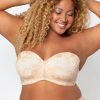 Bras Forever Yours Lingerie Plus Size | Curvy Couture Strapless Bra