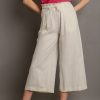 Clothing Forever Yours Lingerie Loungewear Bottoms | Linen Wide Leg Pants