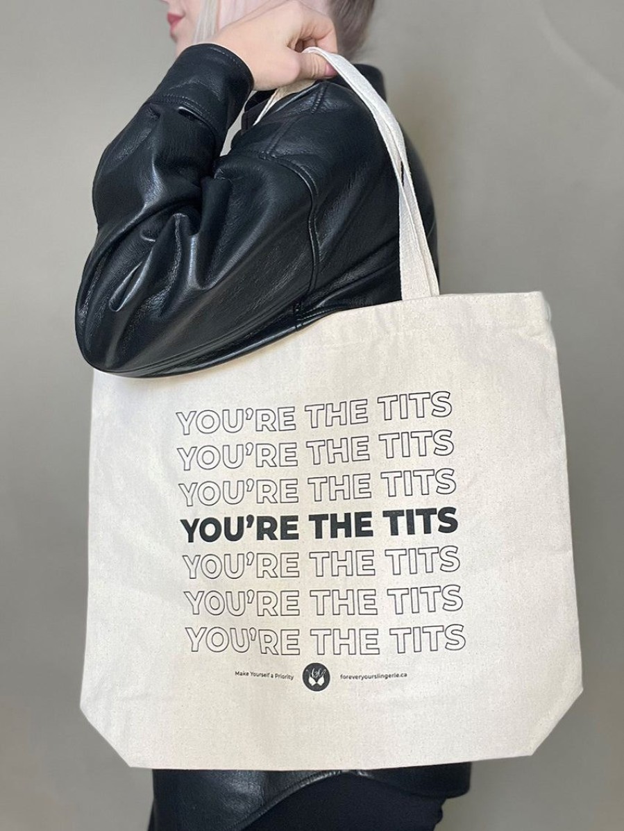 Accessories Forever Yours Lingerie | Natural Tote Bag