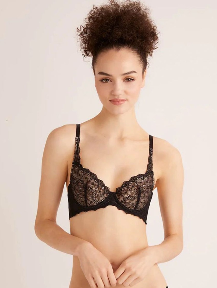 Bras Forever Yours Lingerie Plunge & Push-Up | The Little Bra Company Naomi Demi Bra