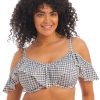 Swim Forever Yours Lingerie | Elomi Checkmate Bardot Bikini Top