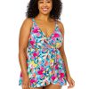 Swim Forever Yours Lingerie | Anne Cole Surplice Plus Swim Dress