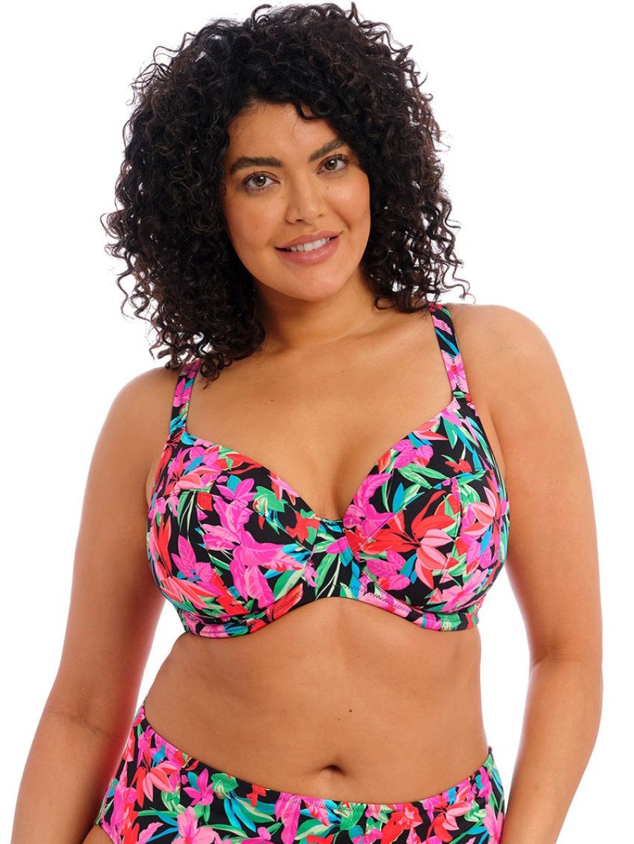 Swim Forever Yours Lingerie | Elomi Savaneta Plunge Bikini Top