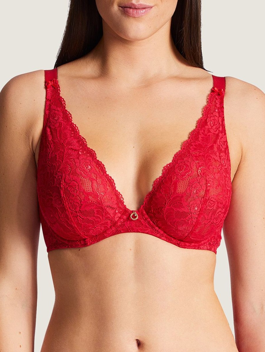 Bras Forever Yours Lingerie Plunge & Push-Up | Aubade Rosessence Triangle Full Bust Plunge Bra