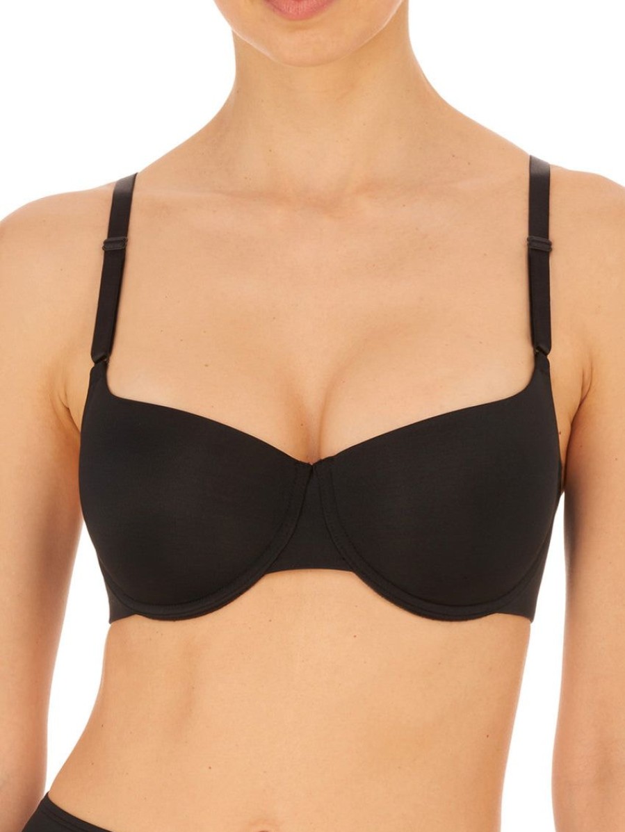 Bras Forever Yours Lingerie Full Support | Natori Liquid Convertible Balconette Push-Up Bra