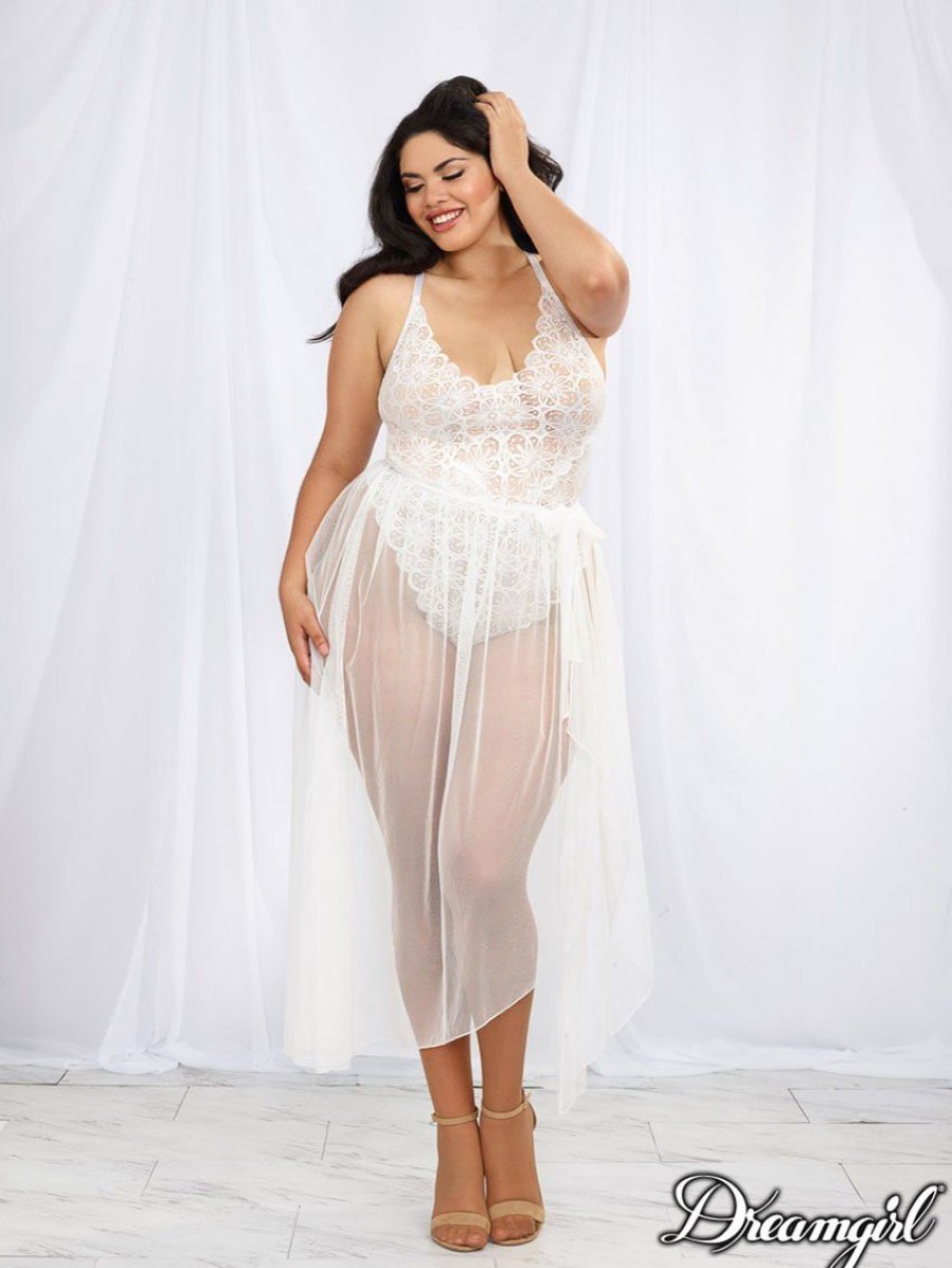 Bridal Collection Forever Yours Lingerie | Dreamgirl Bodysuit And Skirt