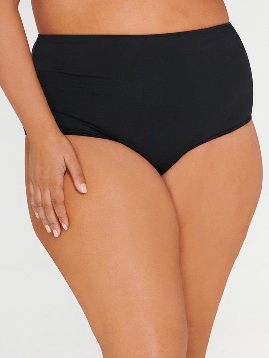 Swim Forever Yours Lingerie Brief | Everyday Sunday Hi-Waist Plus Swim Bottoms