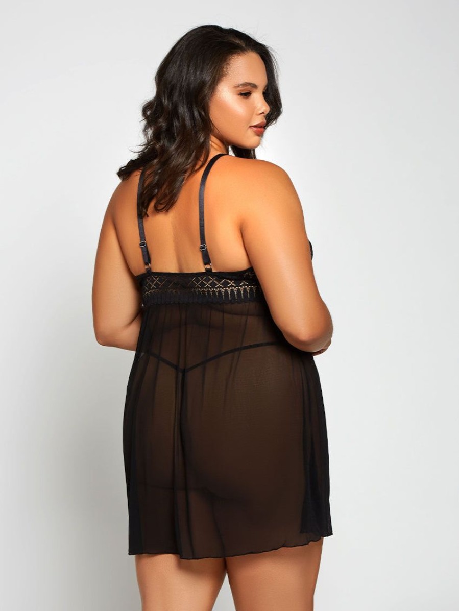 Plus Size Lingerie Forever Yours Lingerie | Icollection Hazel Babydoll