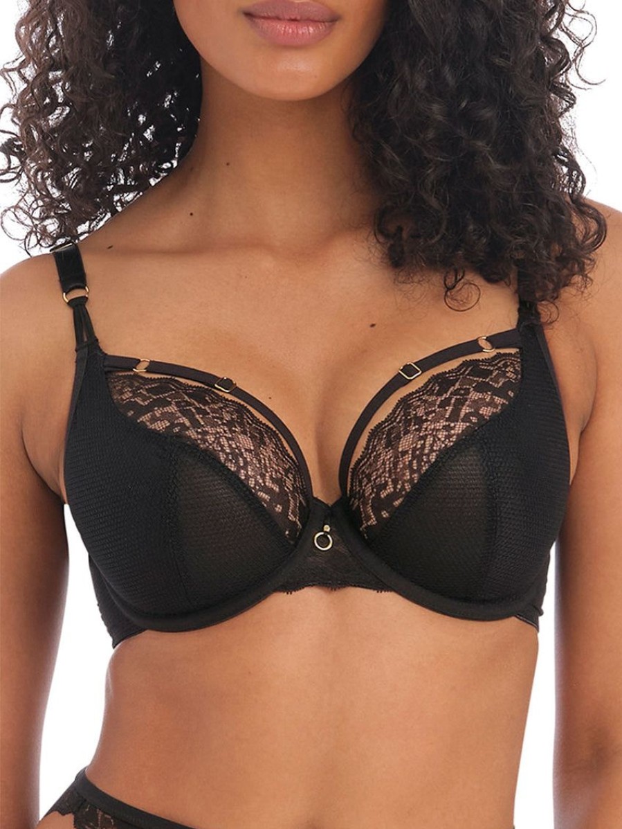 Bras Forever Yours Lingerie Plunge & Push-Up | Freya Temptress Plunge Bra