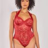 Plus Size Lingerie Forever Yours Lingerie | Icollection Hera Lace Teddy