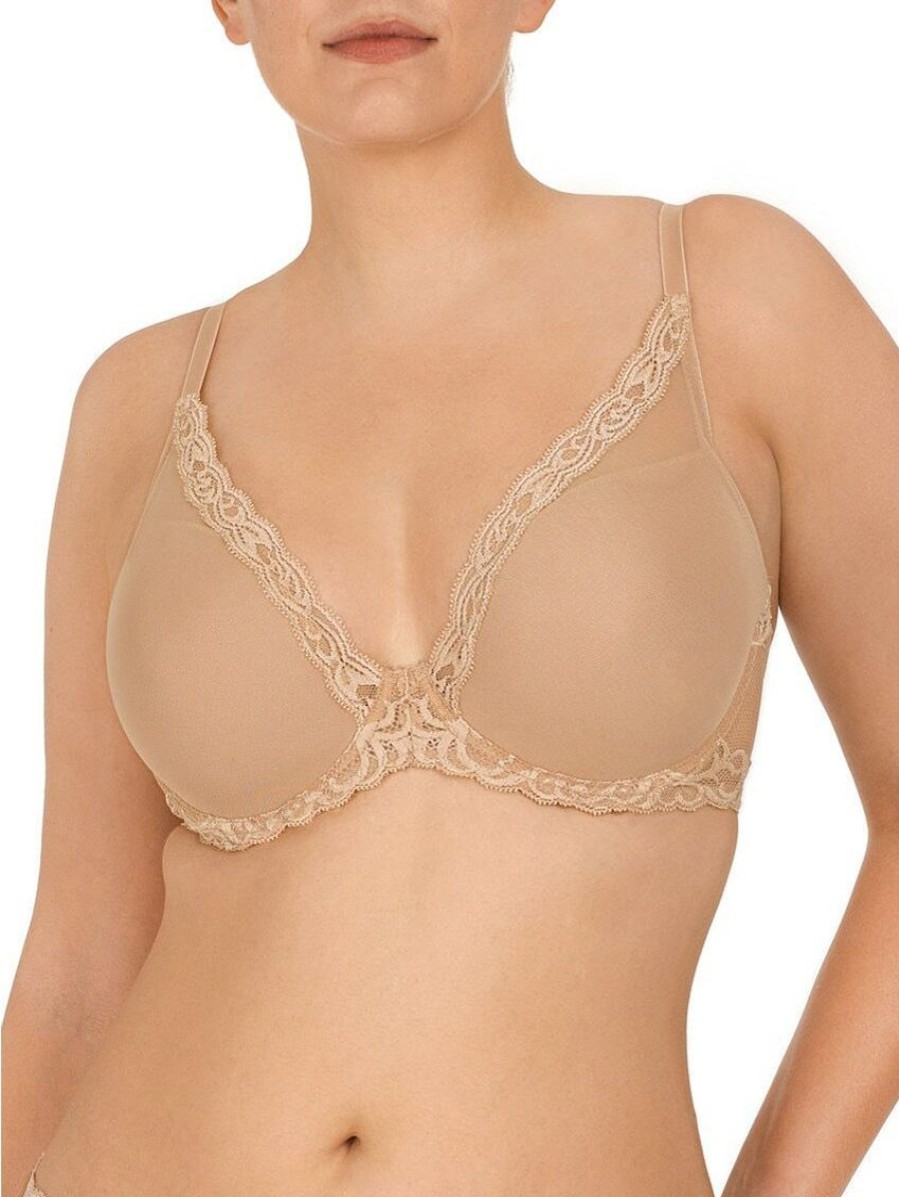 Bras Forever Yours Lingerie Plunge & Push-Up | Natori Feathers Plunge Bra