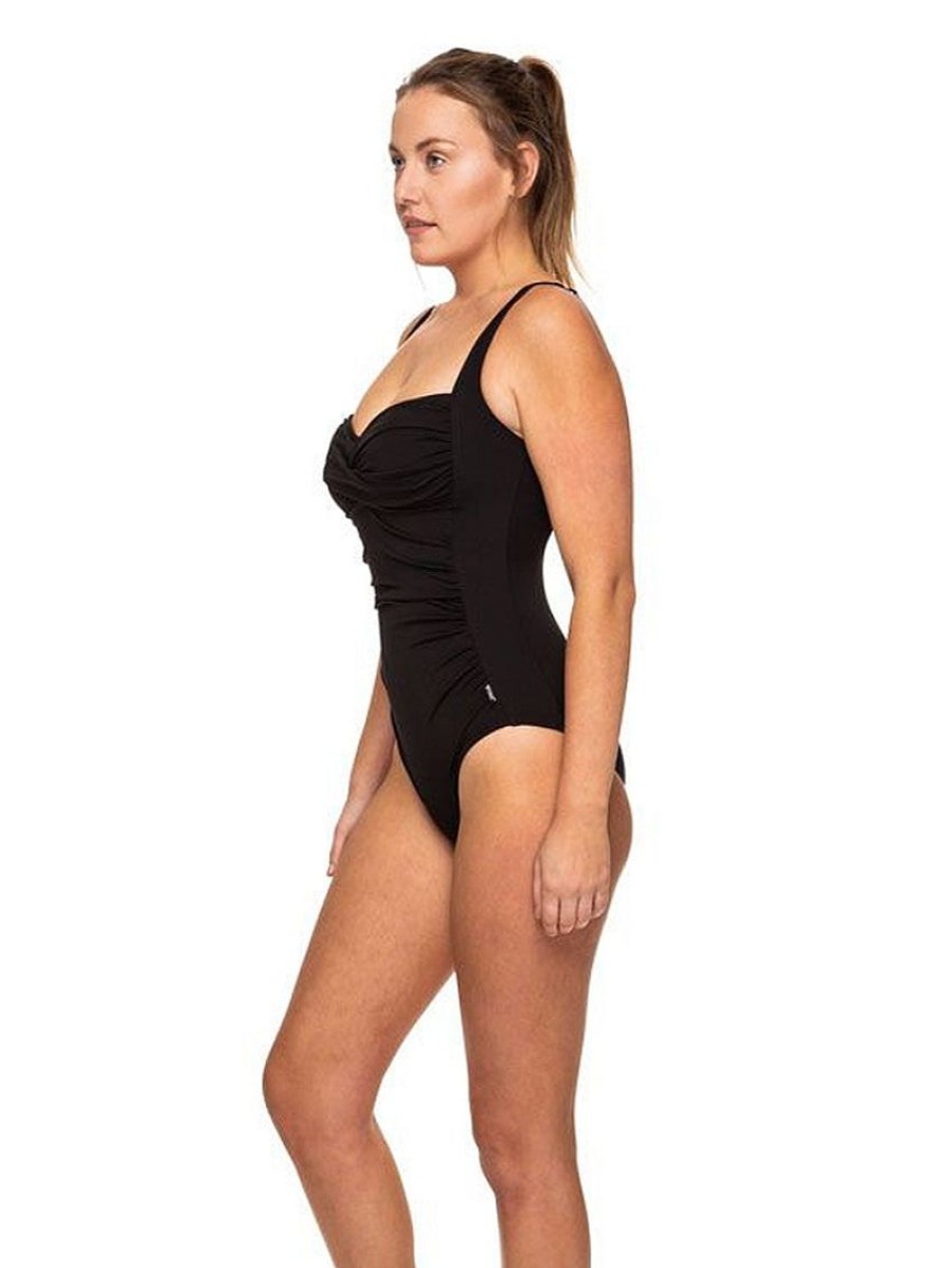 Swim Forever Yours Lingerie | Finz Poly Twist Front One Piece Swimsuit