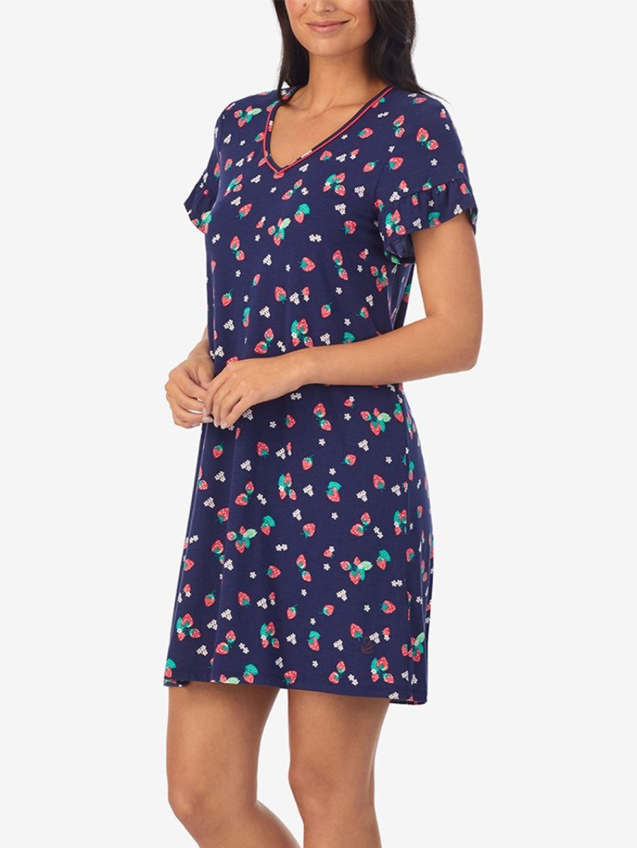 Sleep Forever Yours Lingerie | Cuddl Duds Short Sleeve Sleepshirt