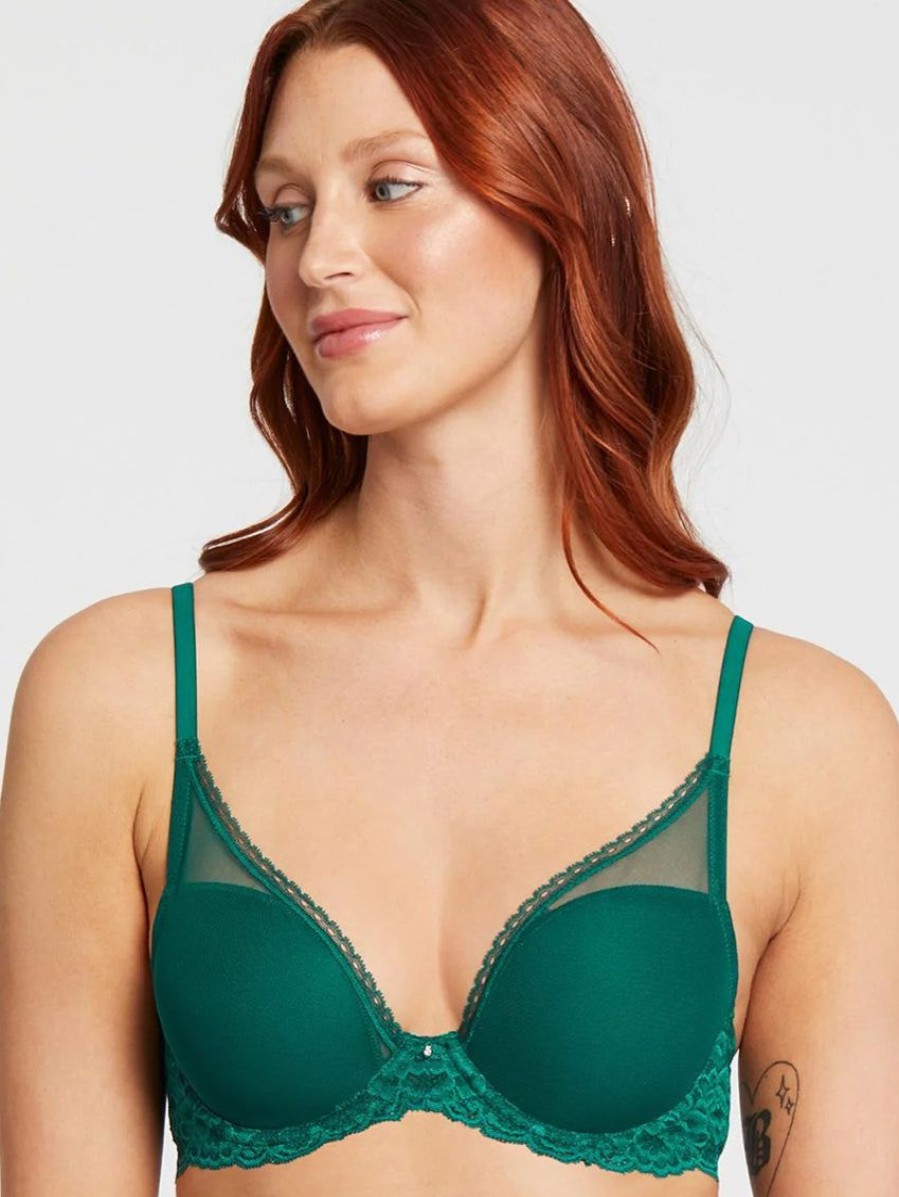 Bras Forever Yours Lingerie Sexy & Lacy | Montelle Mystique Plunge Bra