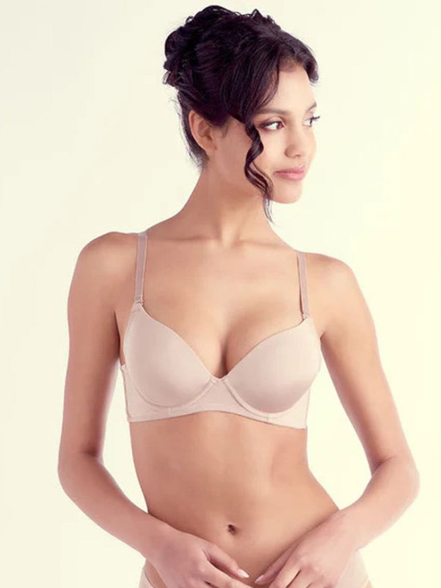 Bras Forever Yours Lingerie Plunge & Push-Up | The Little Bra Company Lenna Smooth Cup Bra