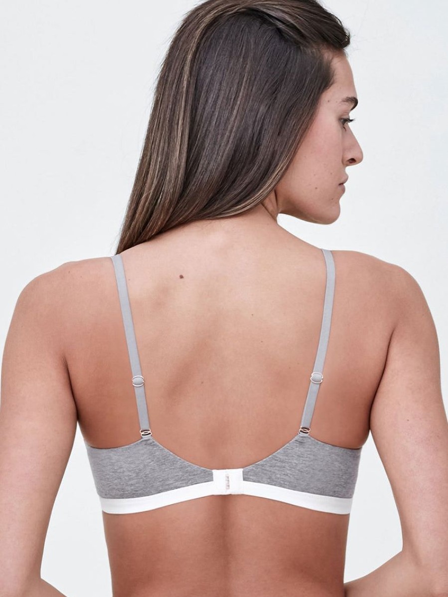 Bras Forever Yours Lingerie Bralettes | Skarlett Blue Adorned Cotton Bralette