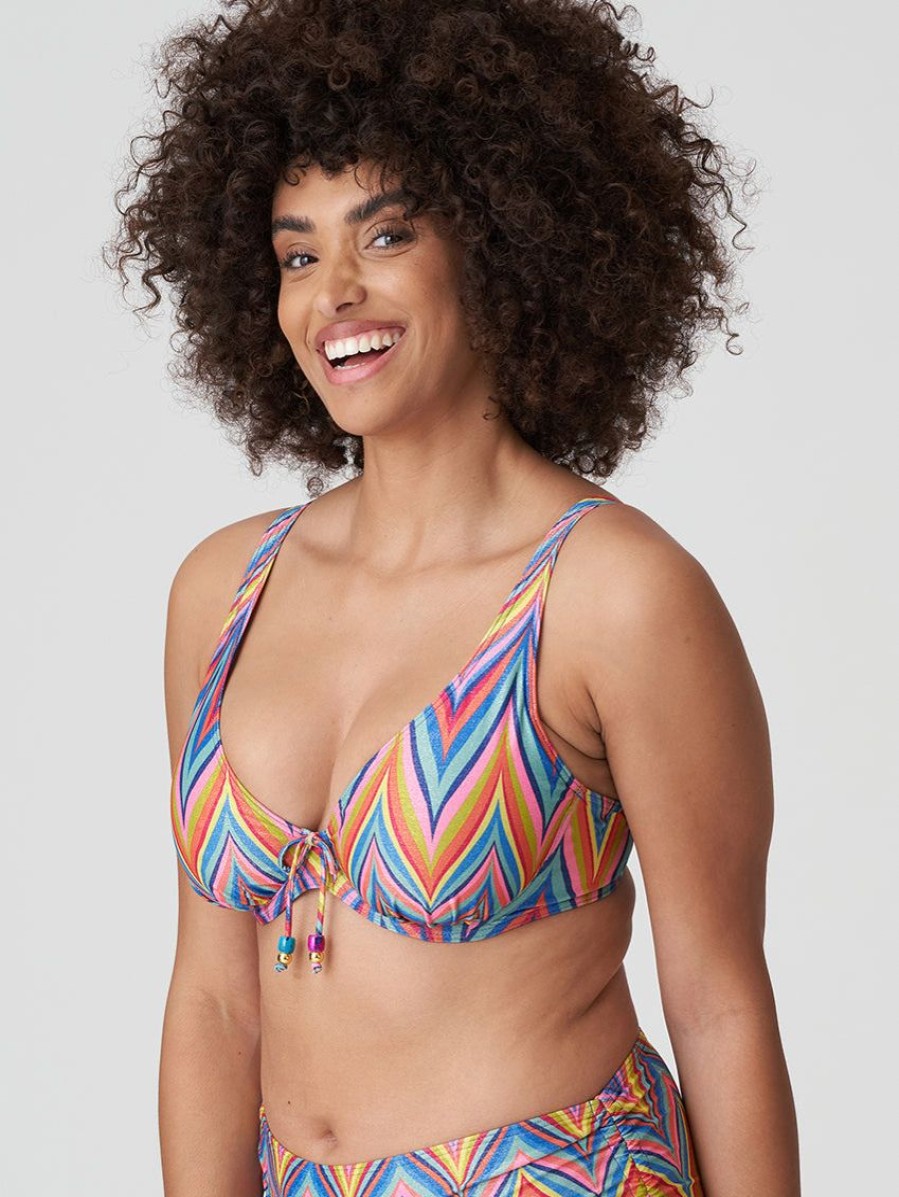 Swim Forever Yours Lingerie Underwire | Primadonna Kea Plunge Bikini Top