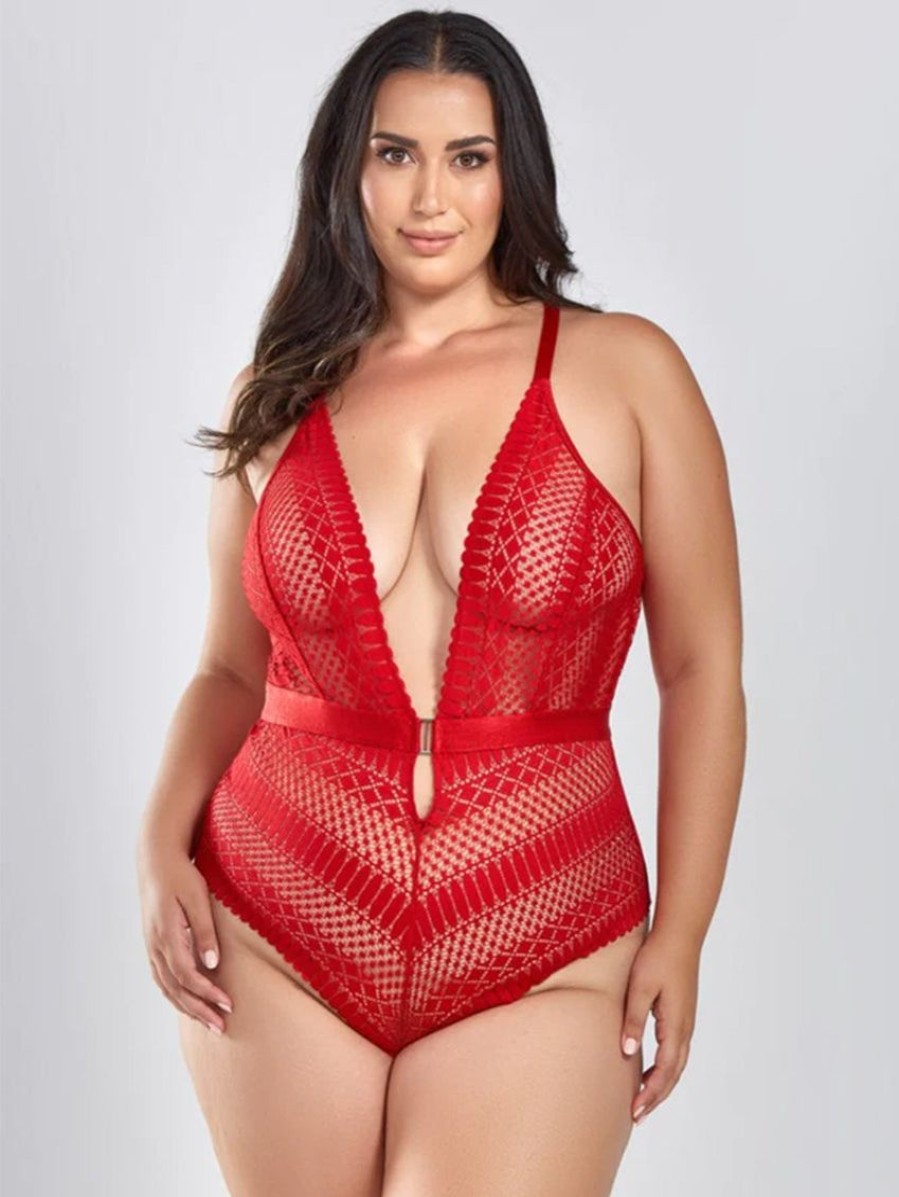 Plus Size Lingerie Forever Yours Lingerie | Icollection Hazel Bodysuit